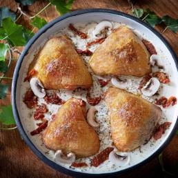 Haut de cuisse croustillant-moelleux de Poulet Fermier des Landes Label Rouge et IGP