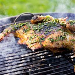 Poulet Fermier des Landes au barbecue