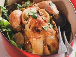 Recette de Poulet au citron confit et olives