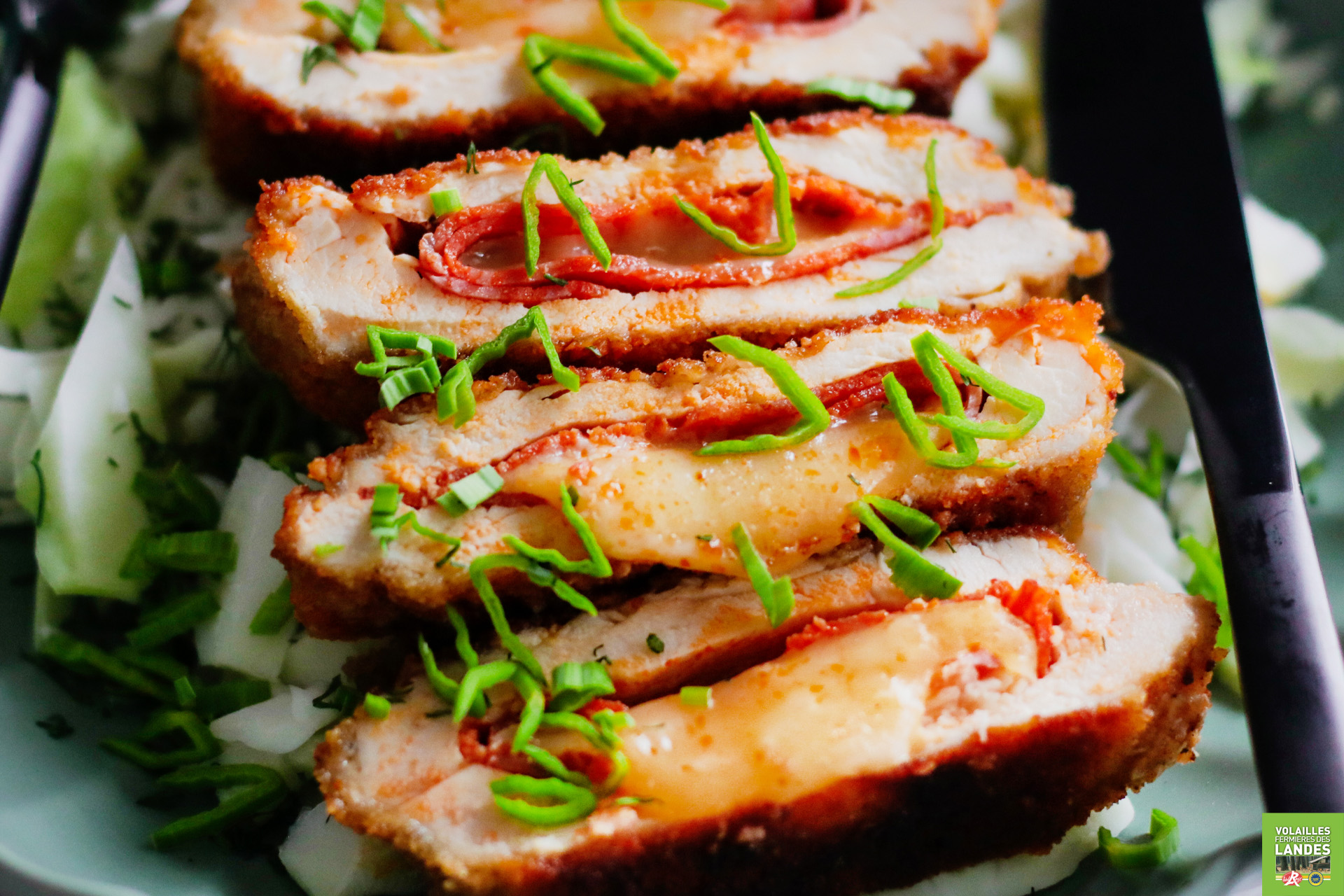 Cordon bleu au blanc de Poulet Fermier des Landes