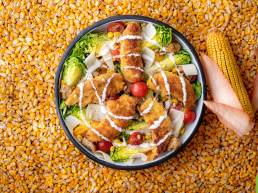 Recette salade César aux aiguillettes de Poulet Fermier des Landes